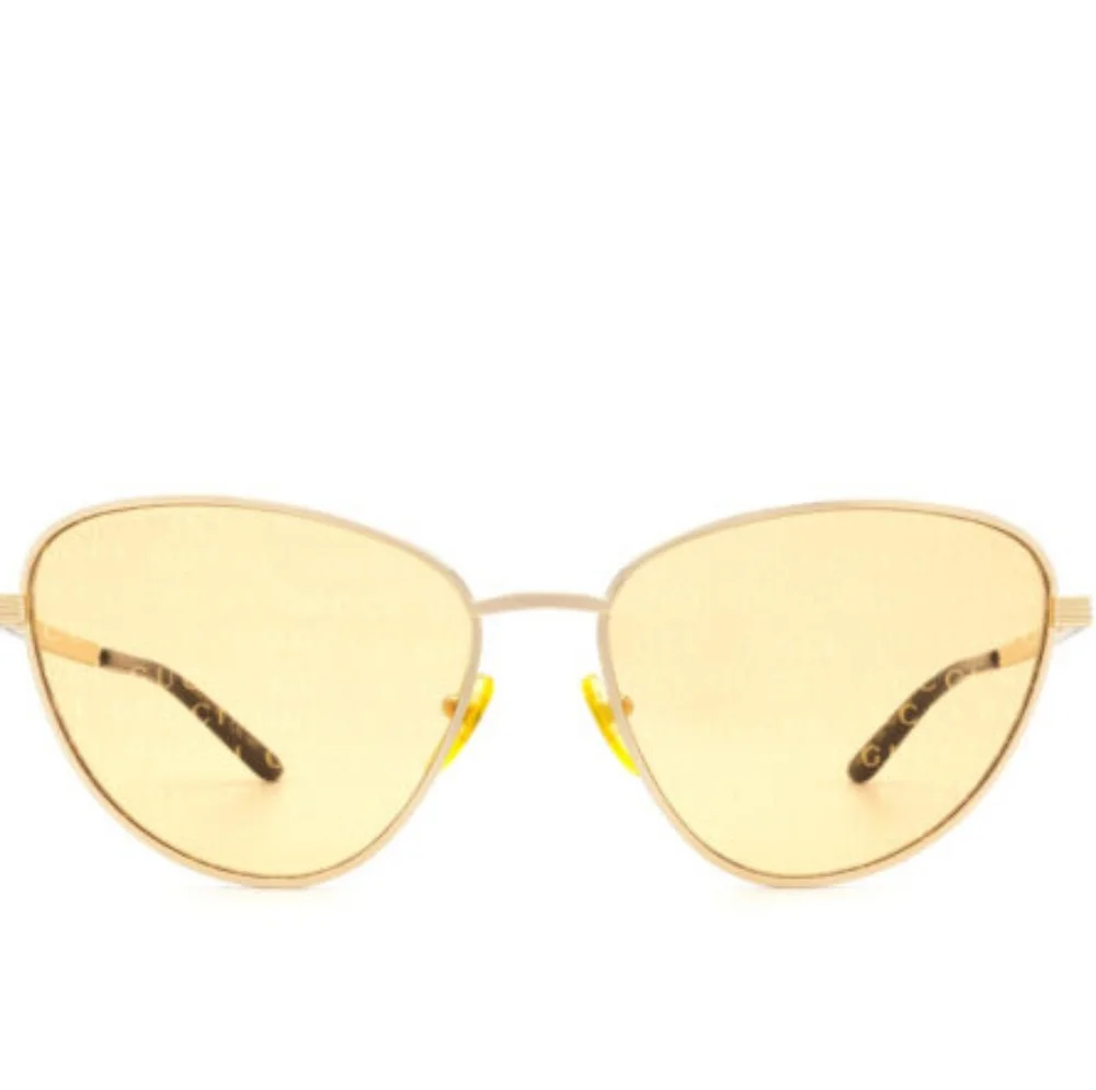 NEW GUCCI WOMEN'S GOLD FRAME SUNGLASSES GG0803S 004 GUCCI EYEWEAR - Picture 4 of 8
